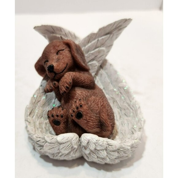 Blake Jensen Paw Prints From Heaven Dachshund Figurine Brown White #2825 - Picture 9 of 15